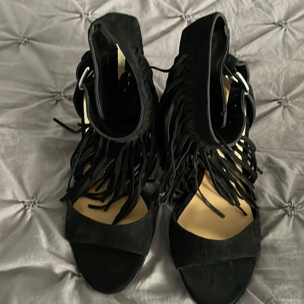 Dolce vita fringe heels